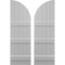 Ekena Millwork Americraft 5-Board (3 Batten) Wood Joined Board-n-Batten Shutters w/ Arch Top, ARW401BQ518X77PRH ARW401BQ518X77PRH - alternate 1